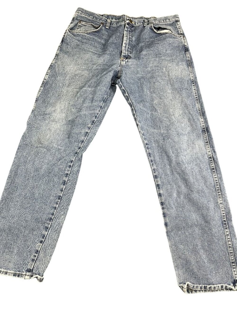 Wrangler Rugged Wear Mens Relaxed Fit Jeans 40x34 Medium Wash Straight-Leg